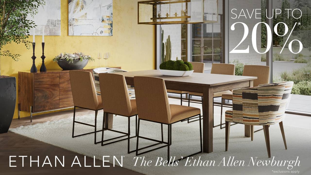 Save up to 20% - Bell’s Ethan Allen Design Center Near Newburgh, New York (NY)
